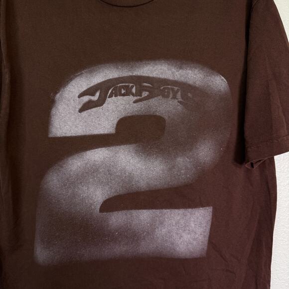 Cactus Jack JackBoys 2 Shirt Mens Large Travis Scott Ski Mask Brown A2 Merch Tee - Picture 4 of 9